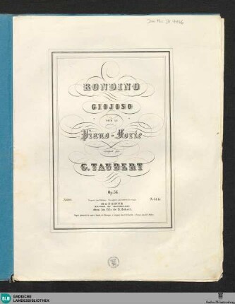 Rondino giojoso : pour le Piano-Forte; op. 56