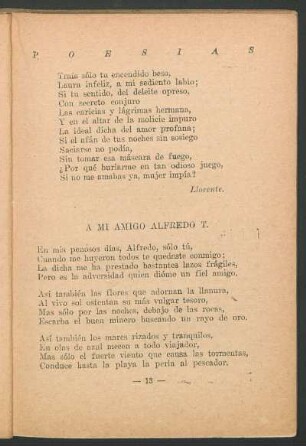 A mi amigo Alfredo T.