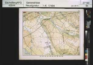 Geologische und Grubenrevierkarte des Kohlenbeckens von Teplitz- Dux- Brüx [Teplice- Duchcov- Most] in Böhmen