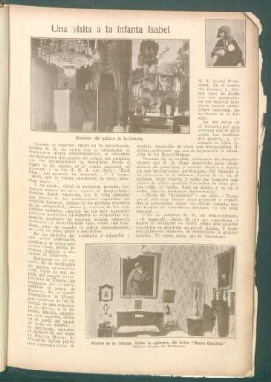 Una visita a la infanta Isabel