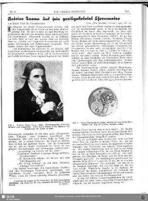 Antoine Tavan und sein preisgekröntes Chronometer