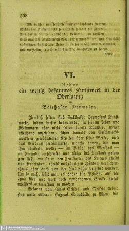 Ueber ein wenig bekanntes Kunstwerk in der Oberlausitz von Balthasar Permoser