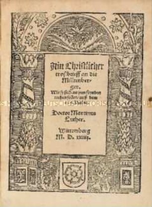 Ein christlicher Trostbrief an die Miltenberger