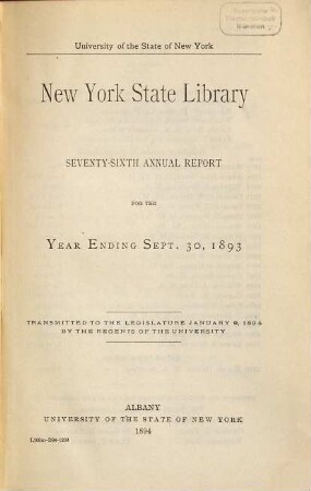 Annual report. 76. 1893 (1894)