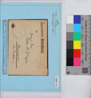 Privat-Feldpost-Kartenbrief, Schiffsname/Landeinheit: Stab Marine Flak-Abteilung 234, Feldpostnr. 17803; Frankatur, Mi.-Nr.: [Keine]; Poststempel: Masch.-Stpl: 31 12 40 12-13; Nebenstempel: Kriegsmarine Feldpost-Nr. 17803