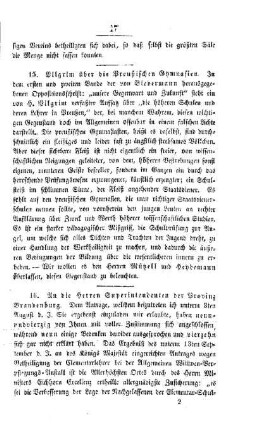 Pilgrim über die Preußischen Gymnasien