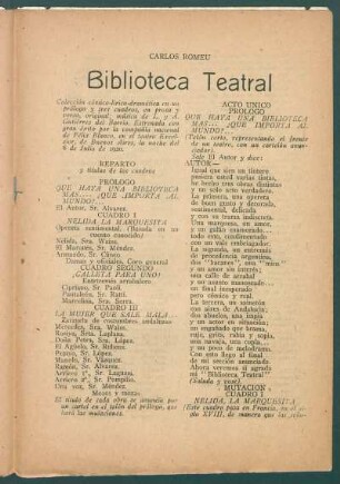 Biblioteca teatral