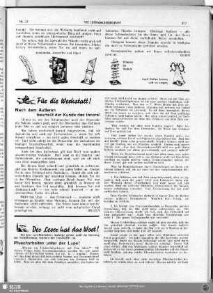 Der Leser hat das Wort!