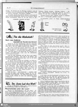 Der Leser hat das Wort!