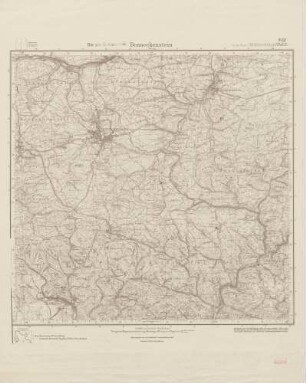 4330 (alte Nr.: 2452) Benneckenstein, Meßtischblatt (4cm - Karte)