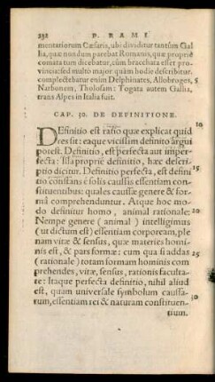 Cap. 30. De Definitione.