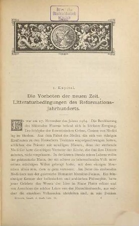 Geschichte der deutschen Litteratur von ihren Anfängen bis auf die neueste Zeit, 2.. Von Luther bis Lessing