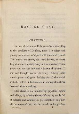 Rachel Gray : a tale ; founded on fact