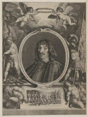 Bildnis des Ioannus Casimiro Poloniae, König von Polen