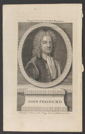 Porträt John Freind (1675-1728)