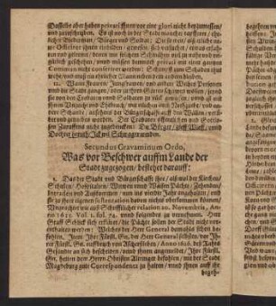 10v-12v, Secundus Gravaminum Ordo