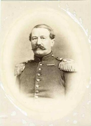 Karl von Röder, Oberst und Kommandeur von 1859-1866, Brustbild