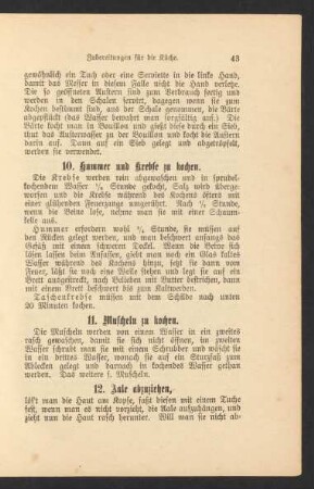 12. Aale abzuziehen.
