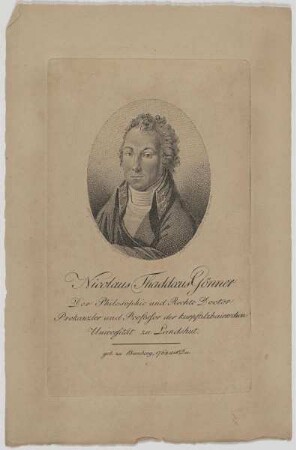Bildnis des Nicolaus Thaddaeus Gönner