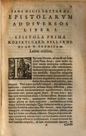 Iani Nicii Erythraei Epistolae Ad Diversos, [1]