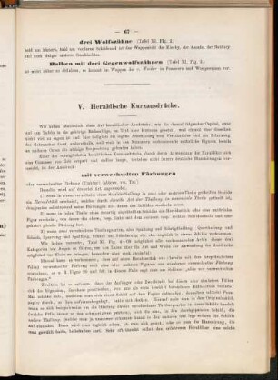 V. Heraldische Kurzausdrücke.