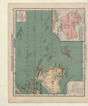 Australien und Polynesien, Politische Übersicht