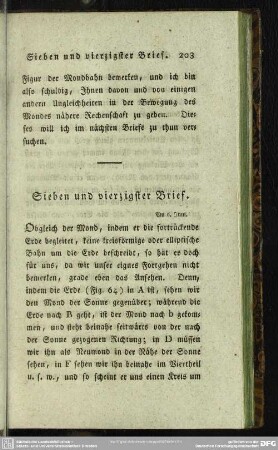 Sieben und vierzigster Brief