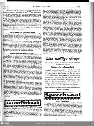 Eine wichtige Frage