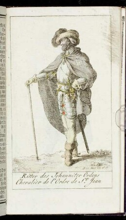 Ritter des Johanniter Ordens Chevalier de l´Ordre de St. Jean