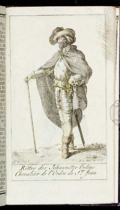 Ritter des Johanniter Ordens Chevalier de l´Ordre de St. Jean