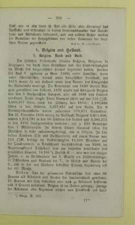 b. Belgien und Holland