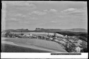 Kleinhennersdorf und Schrammsteine