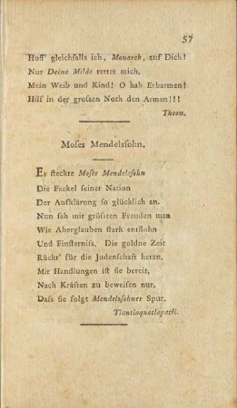Moses Mendelssohn.