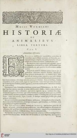 Liber tertius: De animalibus