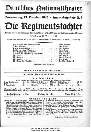 Die Regimentstochter