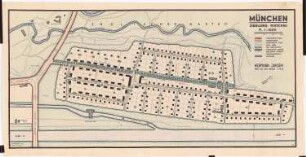 Bebauungsplan München-Hirschau: Variante 11a: Grundplan, Lageplan 1:1000