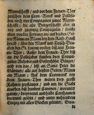 Kurtze Relation Von der erfreulichen Ankunfft Ihrer Röm. Königlichen Majestät in Nürnberg : [Extract Schreiben, aus Nürnberg vom 11. Sept. 1704.]
