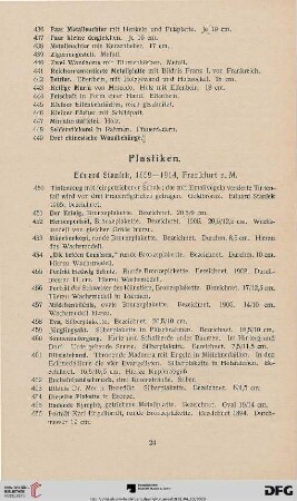 Plastiken (Nr. 450-943)