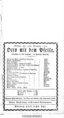 Otto mit dem Pfeile