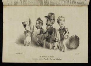 Le Jugement de Paris. (Caricature imitée du Punch, le Charivari de Londres)