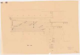 Bundesgartenschau 1955, Kassel: Lageplan der Treppen 1:500