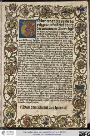 [Legenda aurea sanctorum, sive Lombardica historia  Dat duytsche Passionail