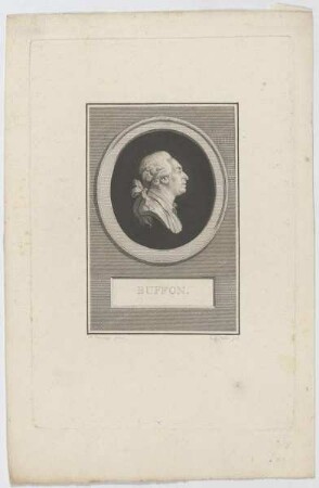 Bildnis des Georges Louis Le Clerc de Buffon