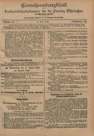 Nummer 11. 12. März 1902.