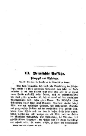 Pädagogik und Psychologie