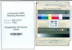 Entnazifizierung Karl Eduard Daniel Rueggeberg , geb. 24.09.1908 (Hilfsarbeiter)