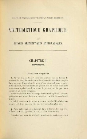 Arithmétique graphique