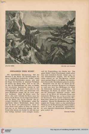 38: Gedanken über Kunst