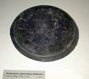 Plankonvexer, geschnittener Bleibarren