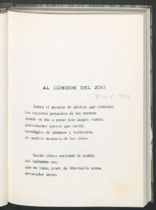 Al cóndor del zoo